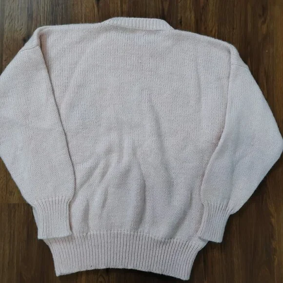 Vintage Back To Back Cats Kittens Crewneck Sweater Jumper - Picture 6 of 6